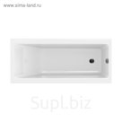 Ванна акриловая Cersanit CREA 170x75 см, прямоугольная, цвет белый