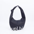 Сумка-хобо, отдел на молнии, цвет чёрный