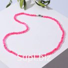 Бусы шар №2 "Агат розовый", 45см