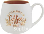 Coffee Time Mug 430ml Color: white Material: porcelain