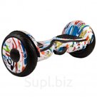 Гироскутер Smart Balance 10.5 дюймов GT Aqua Белый граффити