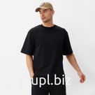 Футболка мужская из органического хлопка MINAKU REGULAR FIT: чёрная, р-р 56