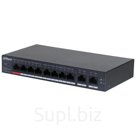 Коммутатор Dahua DH-CS4010-8ET-110 2xКомбо(1000BASE-T/SFP) управляемый
