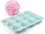 Форма для кексов с 12 полостями (12 Cavities Muffin Mold); Артикул: MYS 103