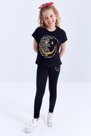 Лосины девушка костюм :75062 SIYAH/SIYAH