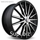 Диск литой Alcasta M41 7x18 5x114.3 ET38 D67.1 BKF