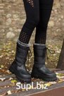 Черный Женская Сезонная Распродажа Ботинки 608SZA301