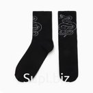 Носки новогодние мужские KAFTAN "Змея" размер 41-44 (27-29 см), цвет черный