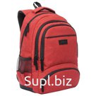 Рюкзак Grizzly, 31*48*24см, 2 отделения, 4 кармана, укрепленная спинка, красный
