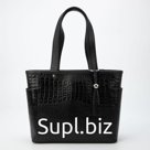 Сумка-тоут, отдел на молнии, 3 наружных кармана, цвет черный