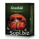 Чай GREENFIELD (Гринфилд) «Kenyan Sunrise» («Рассвет в Кении»), черный, 100 пакетиков в конвертах по 2 г