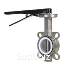 Затвор дисковый межфланцевый AISI304, DN100 (4"), PN16, PTFE