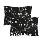 Комплект наволочек «Этель» White flowers (вид 3), 50×70 см, 2 шт., поплин, хлопок 100%
