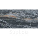 Керамогранит Vitra (Витра) Bergamo 30х60 см Антрацит лаппатированный R9 Ректификат