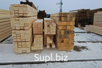 Брус профилированный из массива сосны Размеры заготовки бруса: 100х150