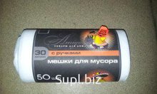 Мешки для мусора ПНД 30 л / 30 шт с ручками