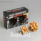 Набор деревянных головоломок «Мафия» 2 шт
