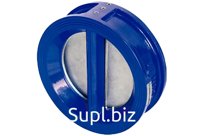 Обратный клапан межфланцевый двухстворчатый чугунный, DN150 (6"), PN16