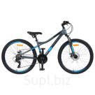 Велосипед 26" Stels Navigator-610 MD, V040, цвет антрацитовый/синий, размер 14"