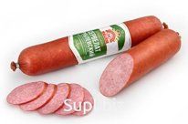 Колбасное изделие варено-копченое мясное в/c Колбаса салями СЕРВЕЛАТ РУБЛЕВСКИЙ газ