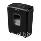 Уничтожитель документов Fellowes 6M, 4 ур.секр. 4x12мм, 6 лист, 13л, скрепки, скобы, карты