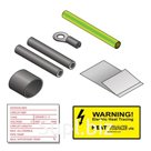 Комплект термоусадки HTK1 для FSM-CT/CF, FSLe-CT/CF