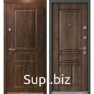 Бульдорс Входные двери Мастино Входная металлическая дверь Mastino Monte MS-42 (Дуб шале морёный / Дуб шале морёный) двери Мастино (Mastino)