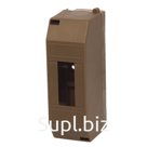 Бокс для автом.выключателей на 1-2 модуля под темное дерево 42*124*57мм IP 20 (45 шт) Урал ПАК