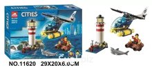 Конструктор 11620 Морская полиция: захват на маяке 197 дет. в кор 29Х20х6 см