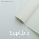 Бумага для упаковок и поделок, гофрированная, слоновая кость, бежевая, двусторонняя, однотонная, рулон 1шт., 0,5 х 2,5 м