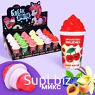 Блеск для губ детский «Мороженое» МИКС цветов и вкусов, 7 грамм