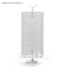 Стойка перфорированная, 4 стороны, 26*26*70, шаг 2,5, цвет белый