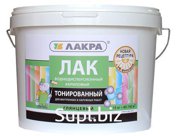 Лак в/д тонированный дуб 0,9 кг Лакра