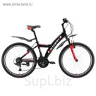 Велосипед 24" Stark Rocket Y 1 V, 2019, цвет чёрный/красный