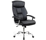 Офисное кресло Kingstyle SHL-1 Raum Chrome (экокожа, черный) КОД ТОВАРА: KSG-0001177