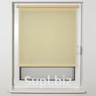 Штора рулонная BRABIX 120×175 см, текстура - лён, защита 55-85%, 200 г/м2, кремовый S-21, 606000