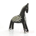 Лошадка вороная с «кружевом»