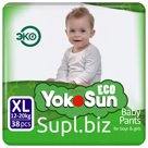 Подгузники-трусики YokoSun Eco XL 12-20кг 38шт Артикул: 3119
