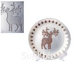 X-Mas Collection dish, 21.3 x 2 cm, glass