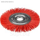 Щетка дисковая "ЗУБР" 35160-150_z01, для УШМ, нейлоновая, абразивное покрытие, 22.2х150 мм