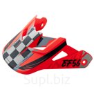 EF56 Козырек Base MX Красный/Серый матовый