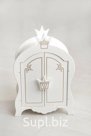 Игрушка детская шкаф из коллекции Shining Crown. Цвет: белоснежный шёлк Артикул: 72020