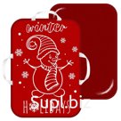Сани-ледянка c принтом 56*42 см красная Артикул: МТ12617