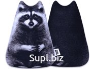 Anti-stress toy Raccoon with a smile 10cm Article: MT11017