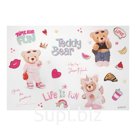 Накладка на стол пластиковая В2 (700 х 500 мм) 150 мкм, Teddy Bear