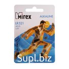 Батарейка алкалиновая Mirex, LR521, AG0, 1.5В, блистер, 6 шт