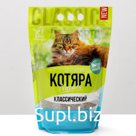 Наполнитель минеральный комкующийся "Котяра", классический, 10 л