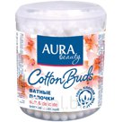 Ватные палочки Aura "Beauty", 200шт., пластиковый стакан