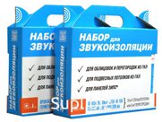 Набор для звукоизоляции Вибростек-М-100 + Вибросил герметик 4шт