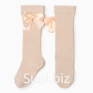 Гольфы Крошка Я «Бантик» 12-14 см, бежевый